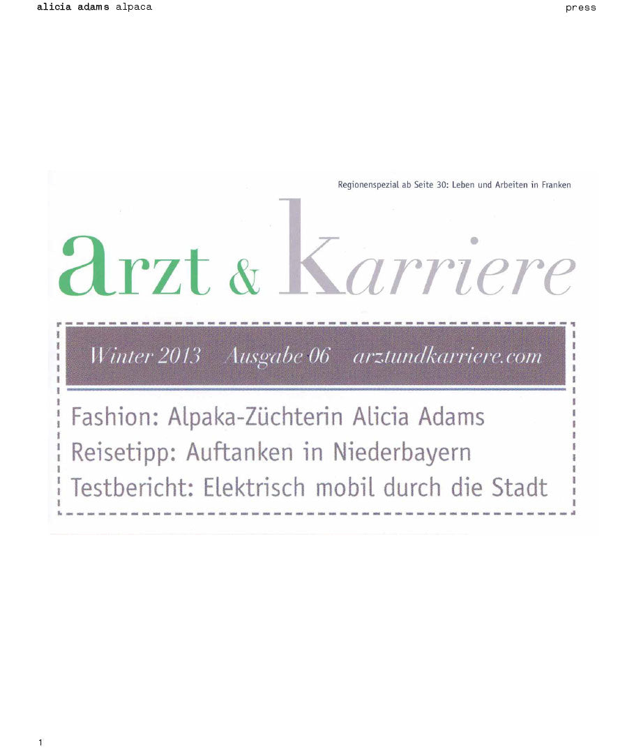 Artz & Karriere