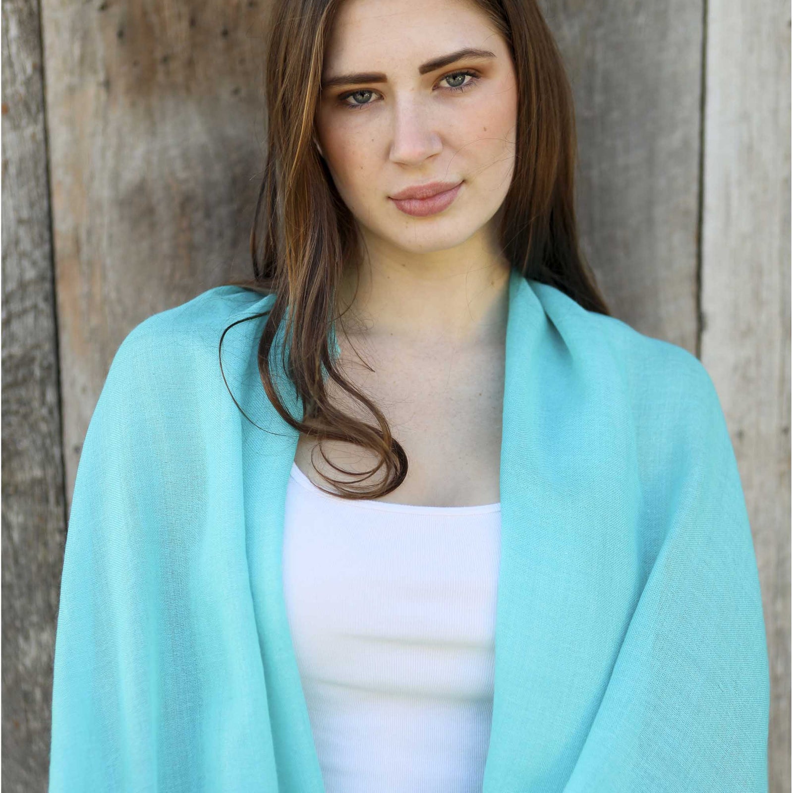 Outlet Alicia Adams Alpaca Turquoise Scarf