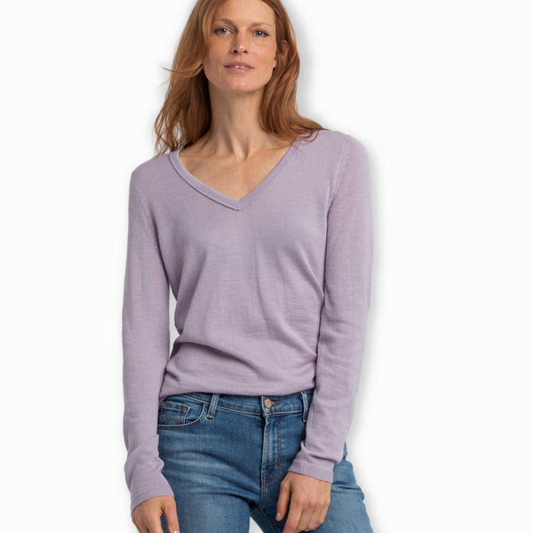 Buy V Neck Sweater | Luxury Alpaca Women's Sweater | Alicia Adams
