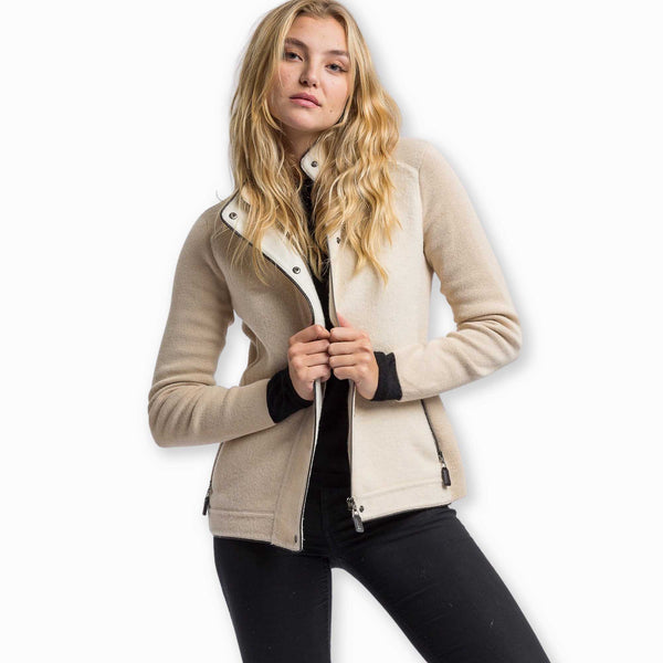 Acka. 完売品　lace sleeve jacket（beige） Buy Gia Jacket | Luxury Alpaca Jacket | Alicia Adams Alpaca