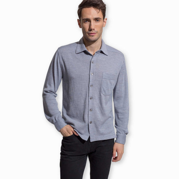 Buy Knit Shirt | Luxury Alpaca Men's Sweater | Alicia Adams Alpaca