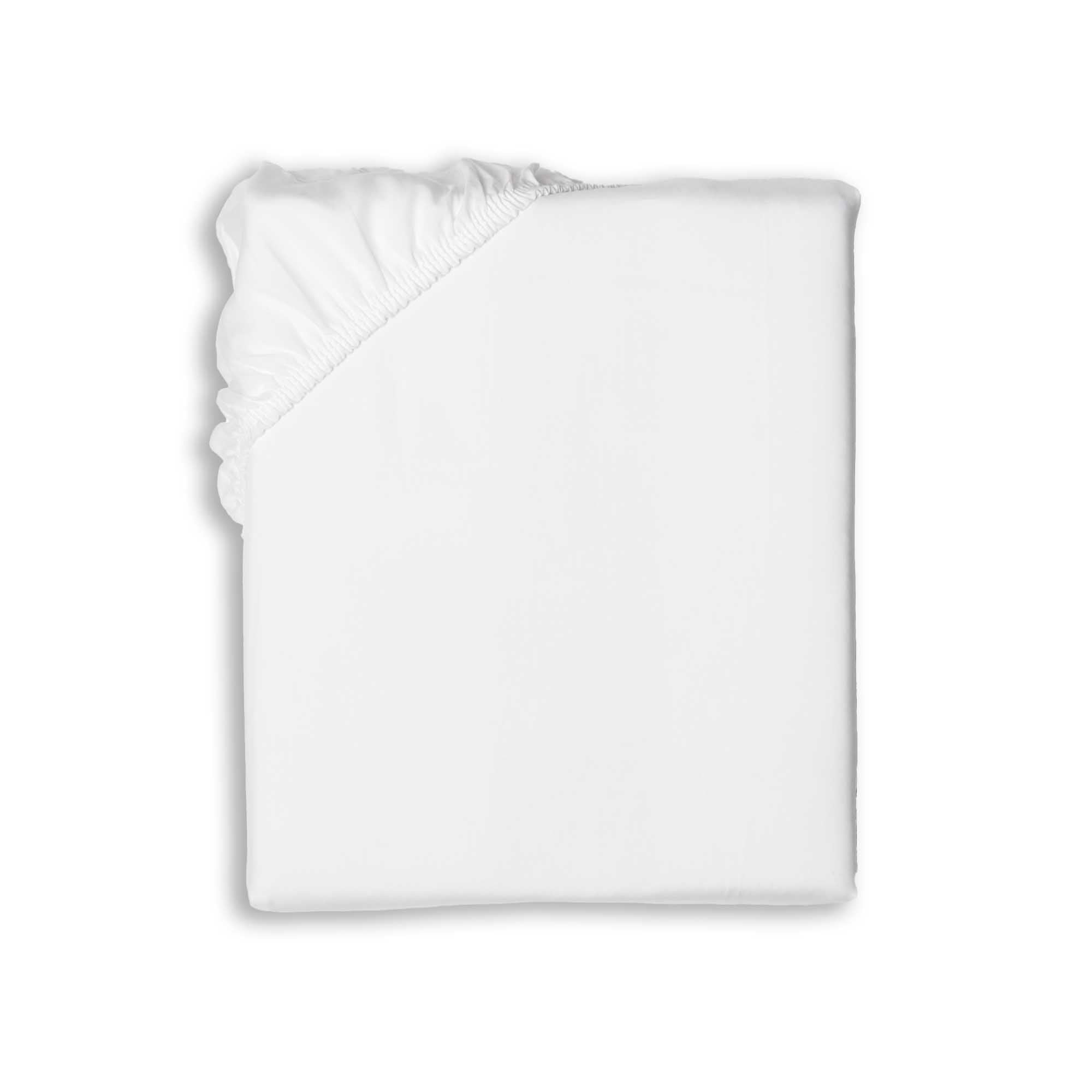 Classic Natural Percale Fitted Sheet