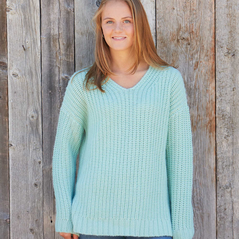 Alpaca Sweater US Sizing -Designed in the USA for reliable fit.