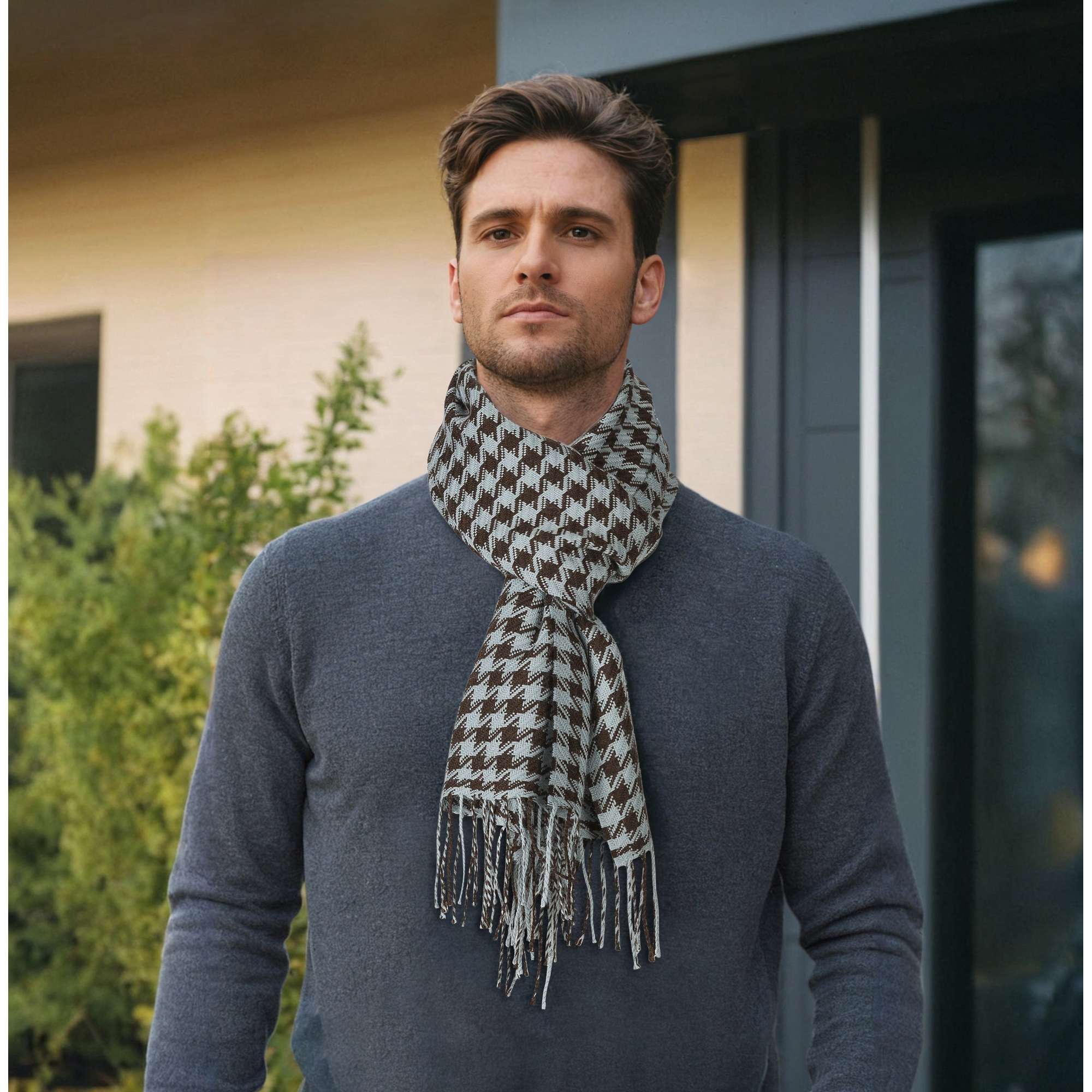 Houndstooth Scarf