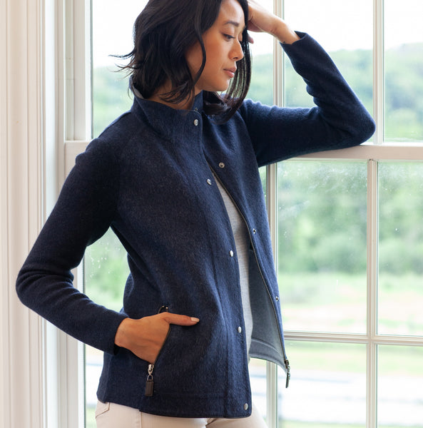 Buy Gia Jacket | Luxury Alpaca Jacket | Alicia Adams Alpaca