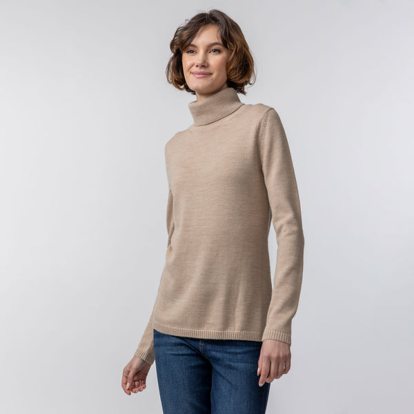 Keaton Turtlneck - Beige