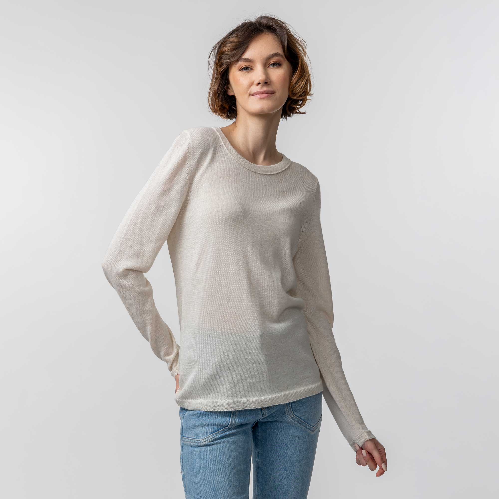 Crew Neck Sweater for Women