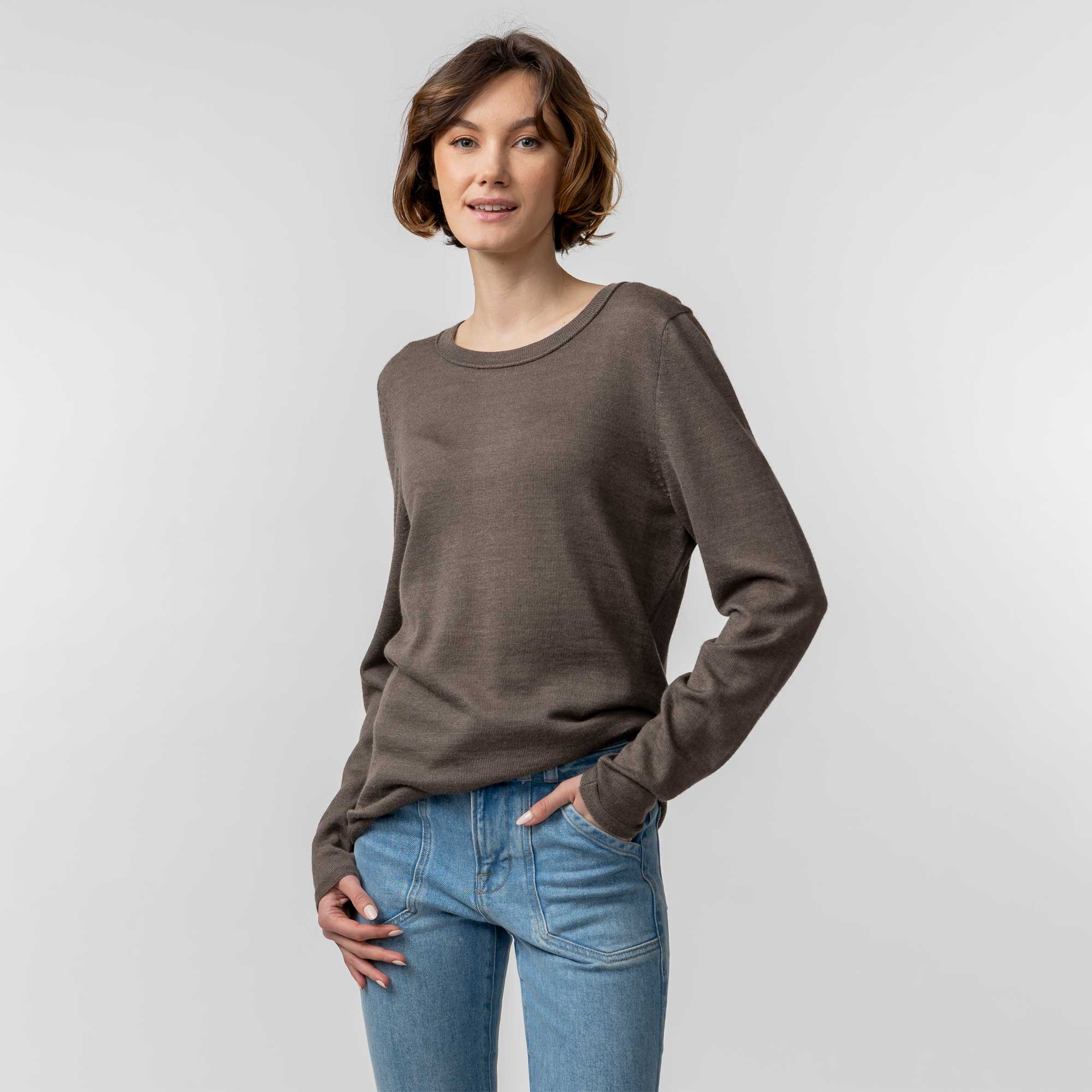 Crew Neck Sweater for Women