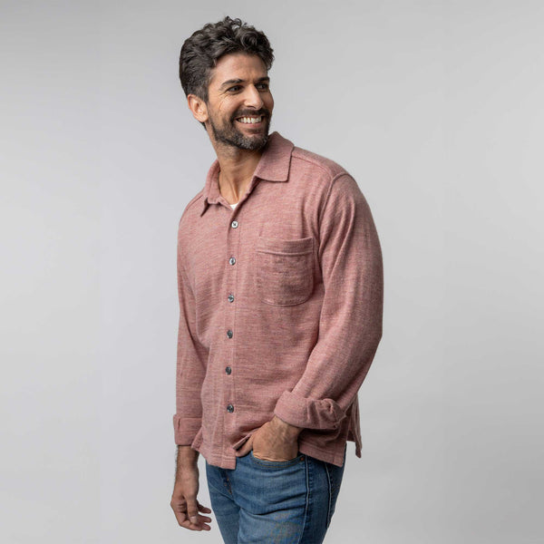 Buy Knit Shirt | Luxury Alpaca Men's Sweater | Alicia Adams Alpaca