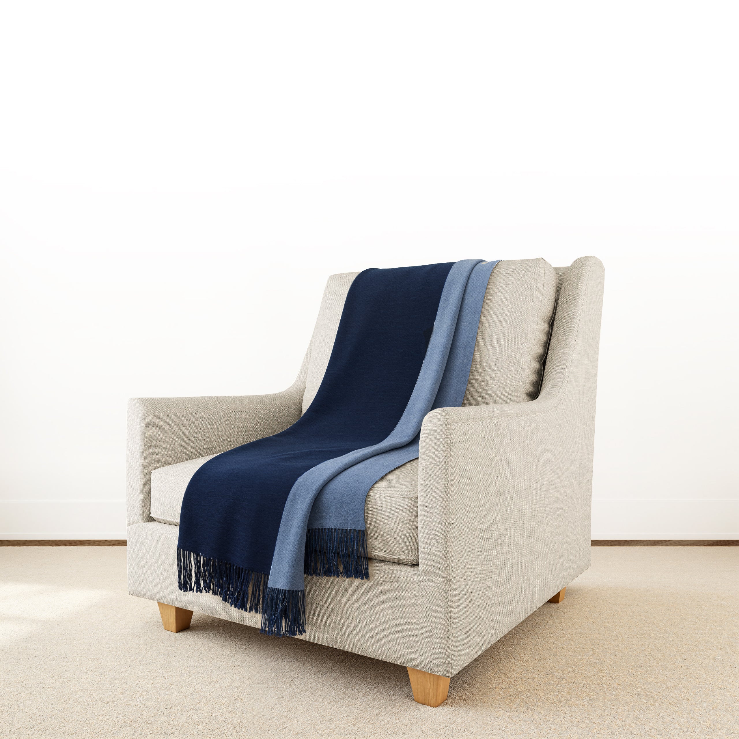 Buy Reversible Throw | Luxury Alpaca Throws | Alicia Adams Alpaca