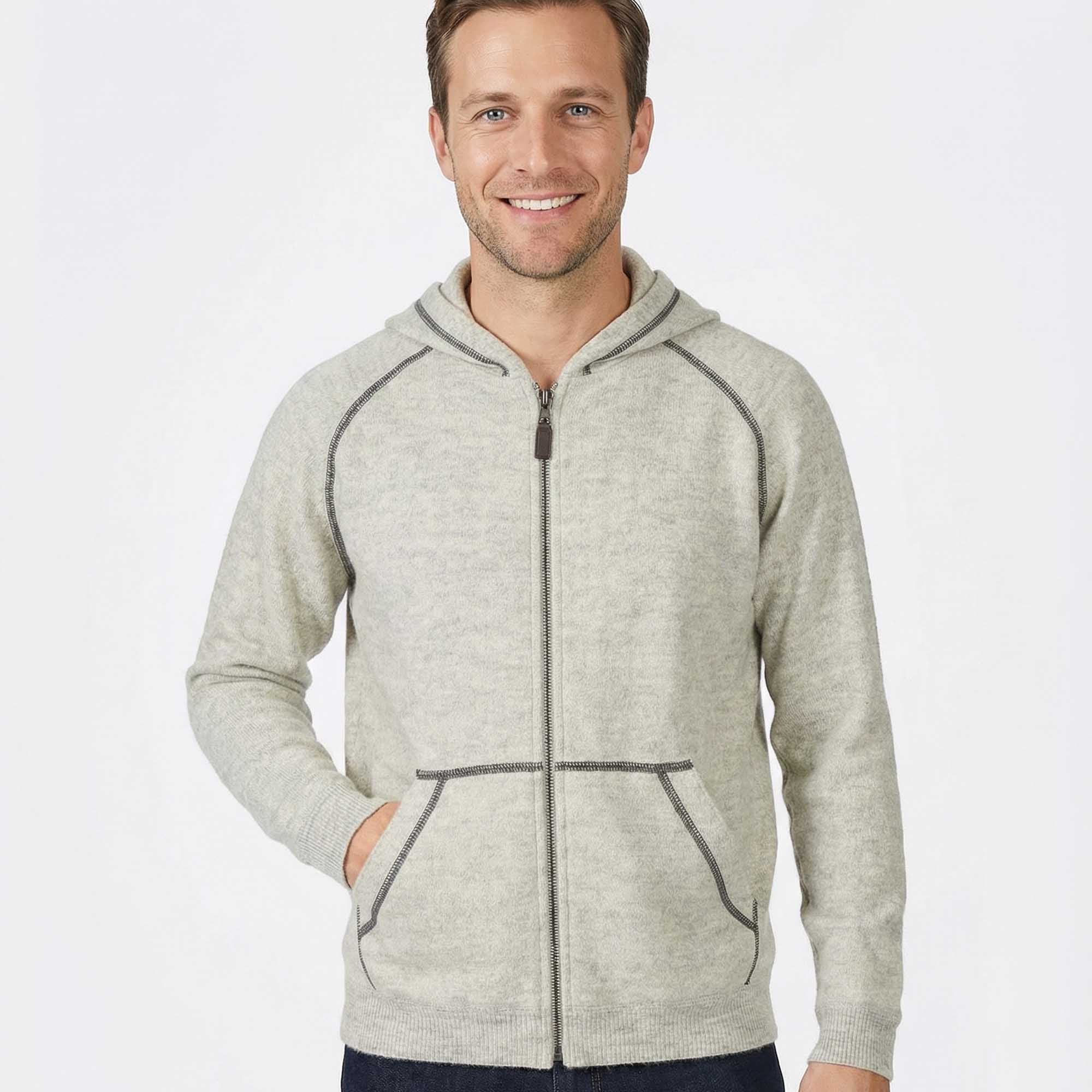 Buy Verbier Zip Up For Men | Luxury Alpaca Men's Sweater | Alicia