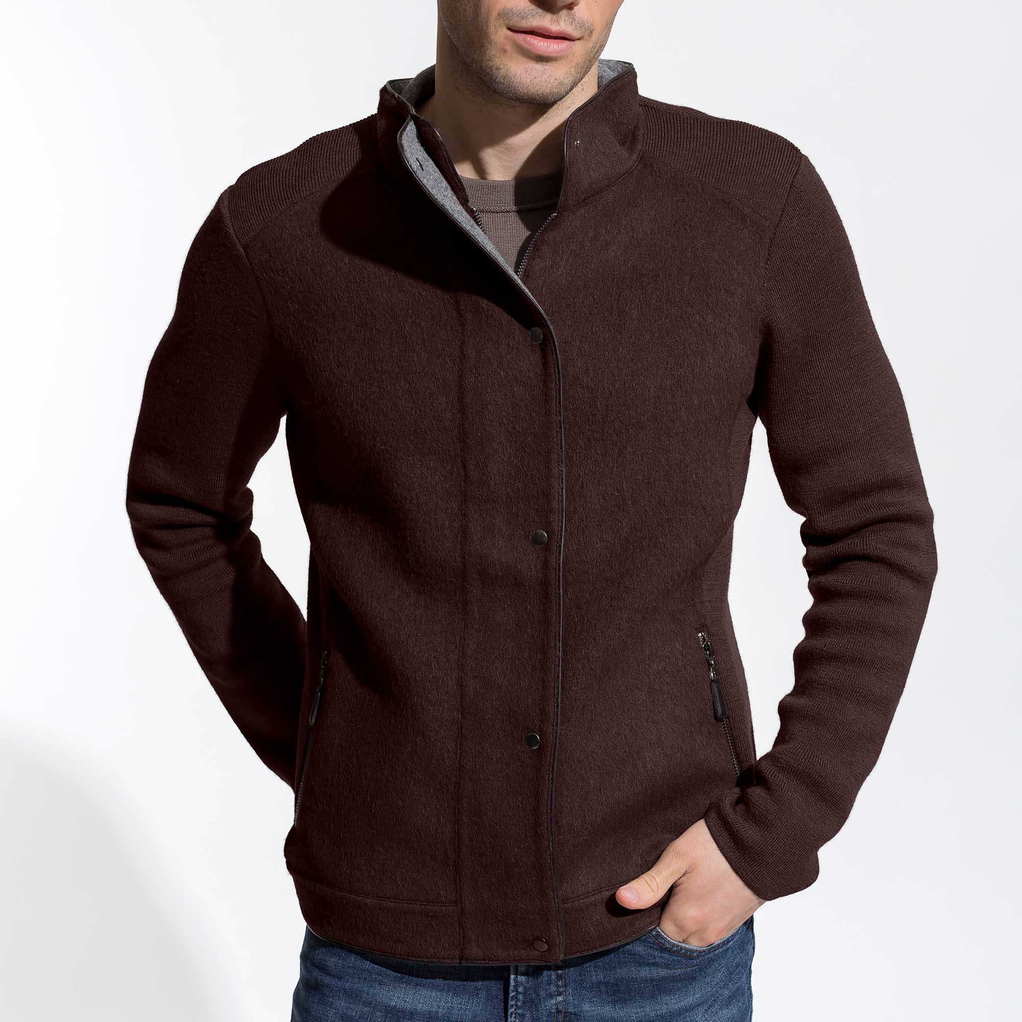 Buy Gia Jacket For Men | Luxury Alpaca Men's Jacket | Alicia Adams