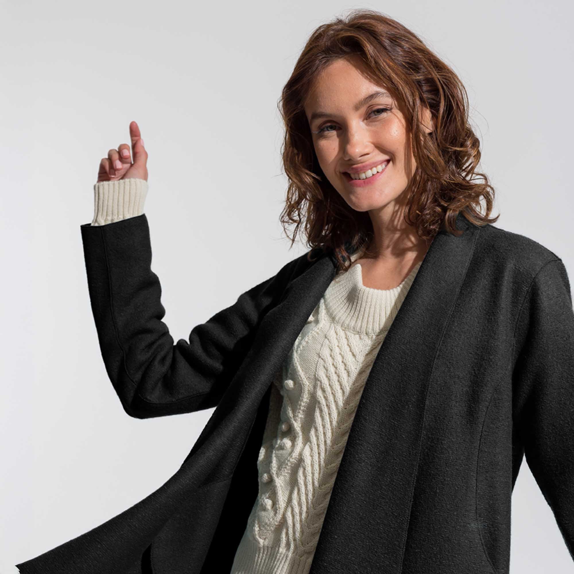 Buy Swing Coat | Luxury Alpaca Jacket | Alicia Adams Alpaca