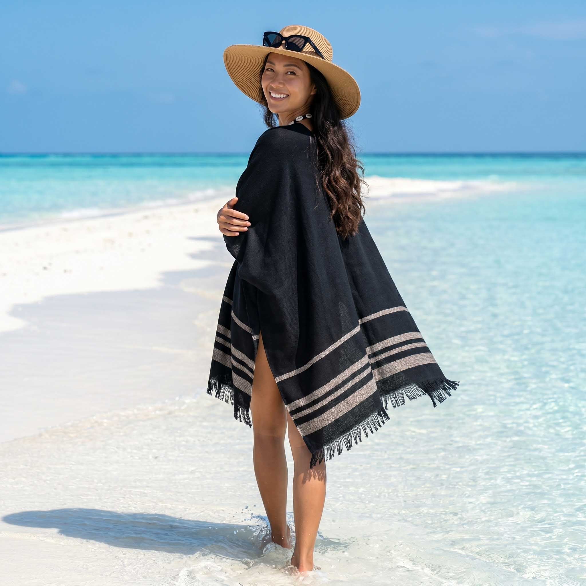 Buy Sail Kimono | Luxury Alpaca Cape | Alicia Adams Alpaca