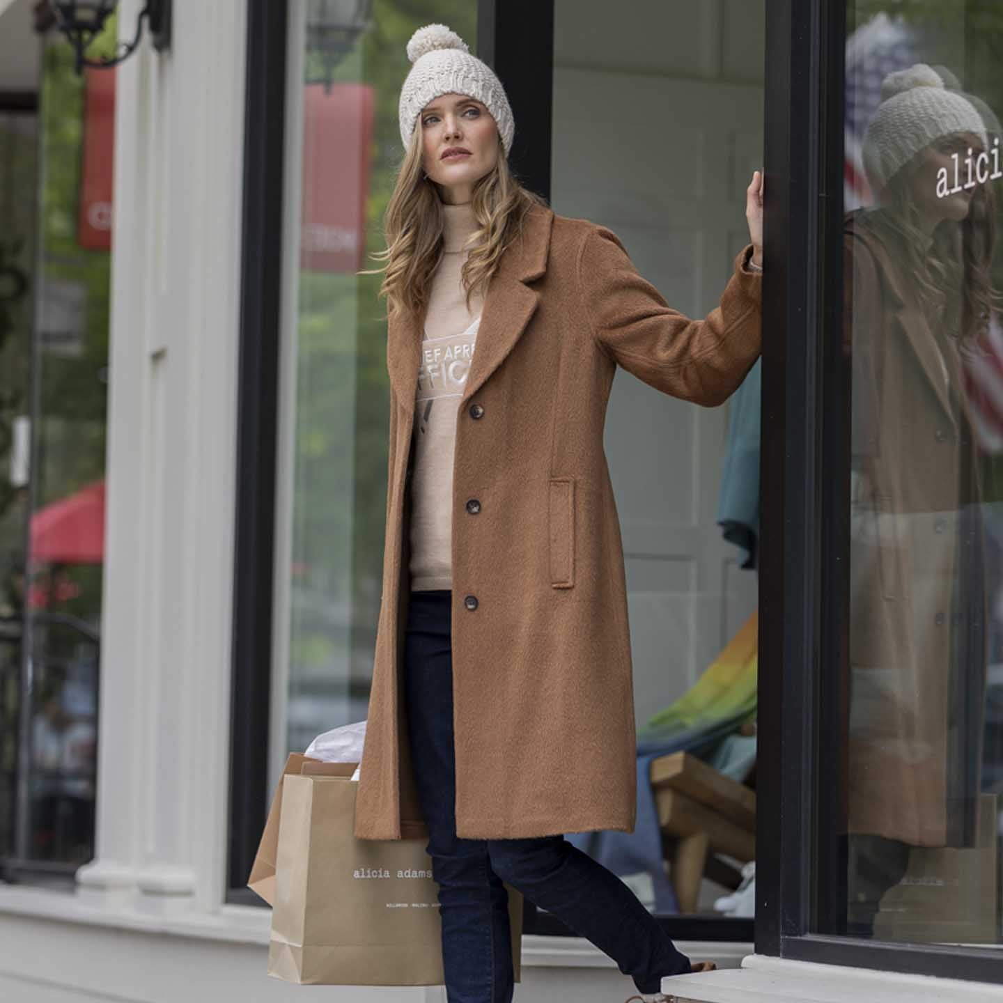 ounce lily alpaca half coat コート　韓国　美品 Egret Hendrik Half Zip Sherpa | Varley
