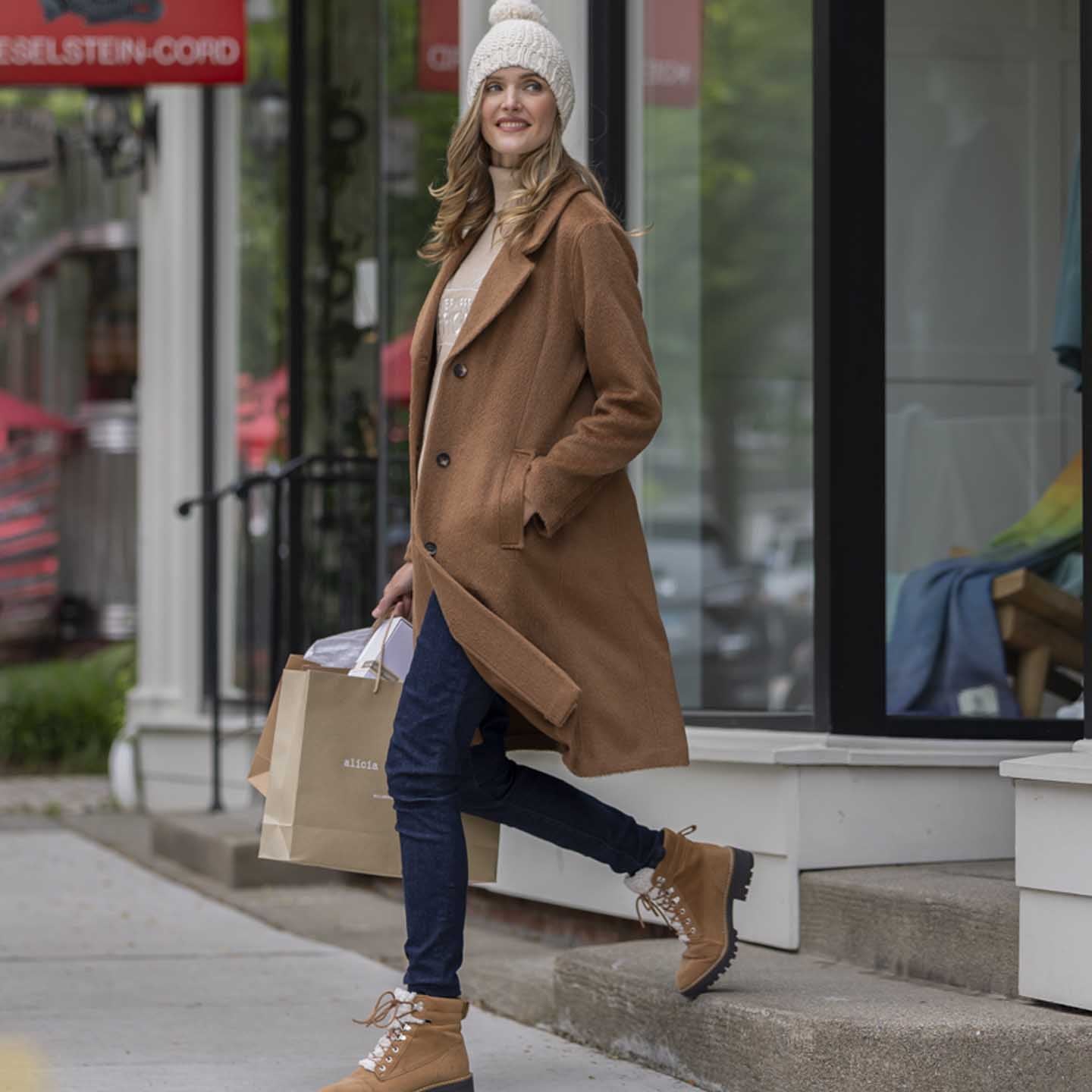 Buy Samira Coat | Luxury Alpaca Women's Coat | Alicia Adams Alpaca