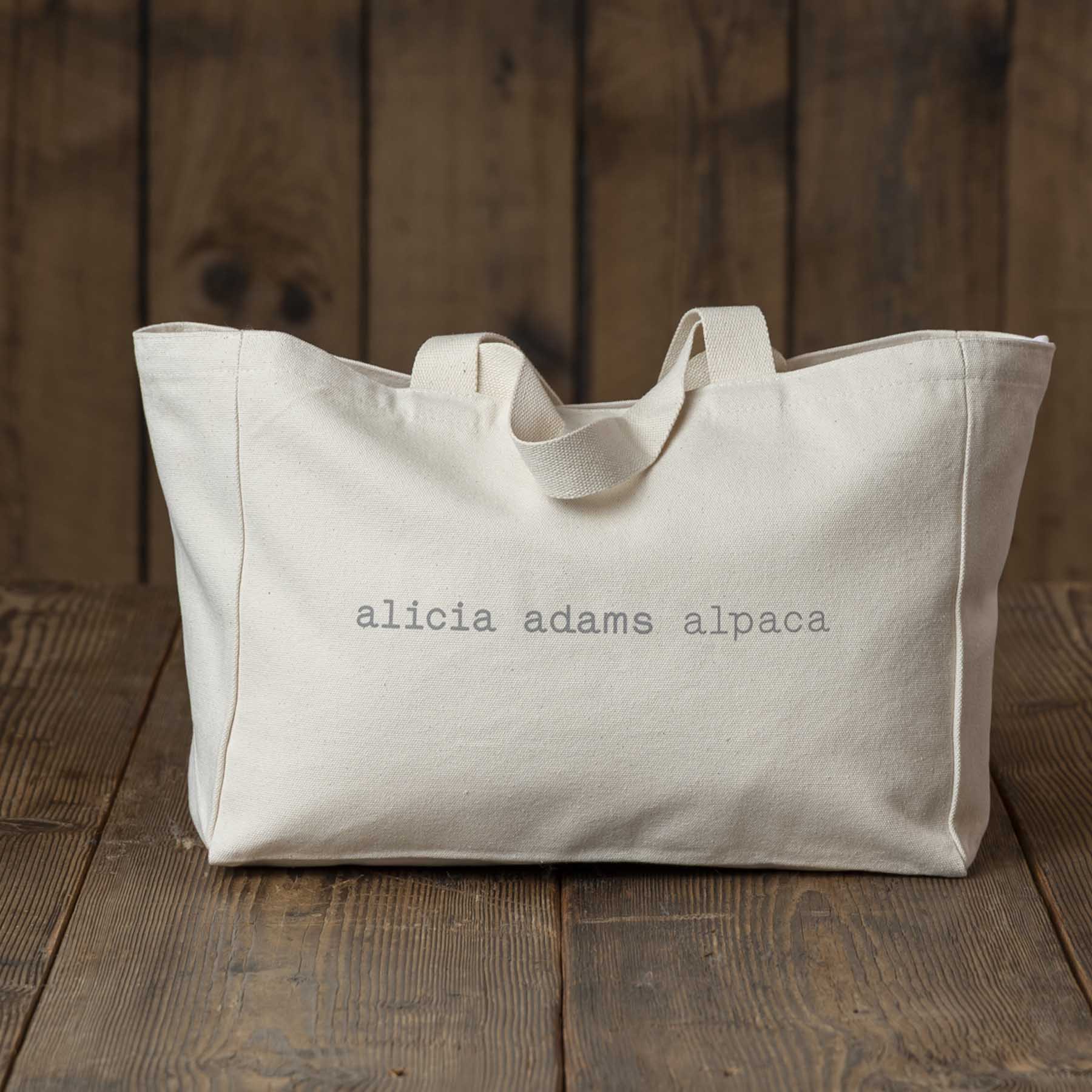 Canvas Tote Bag with Logo