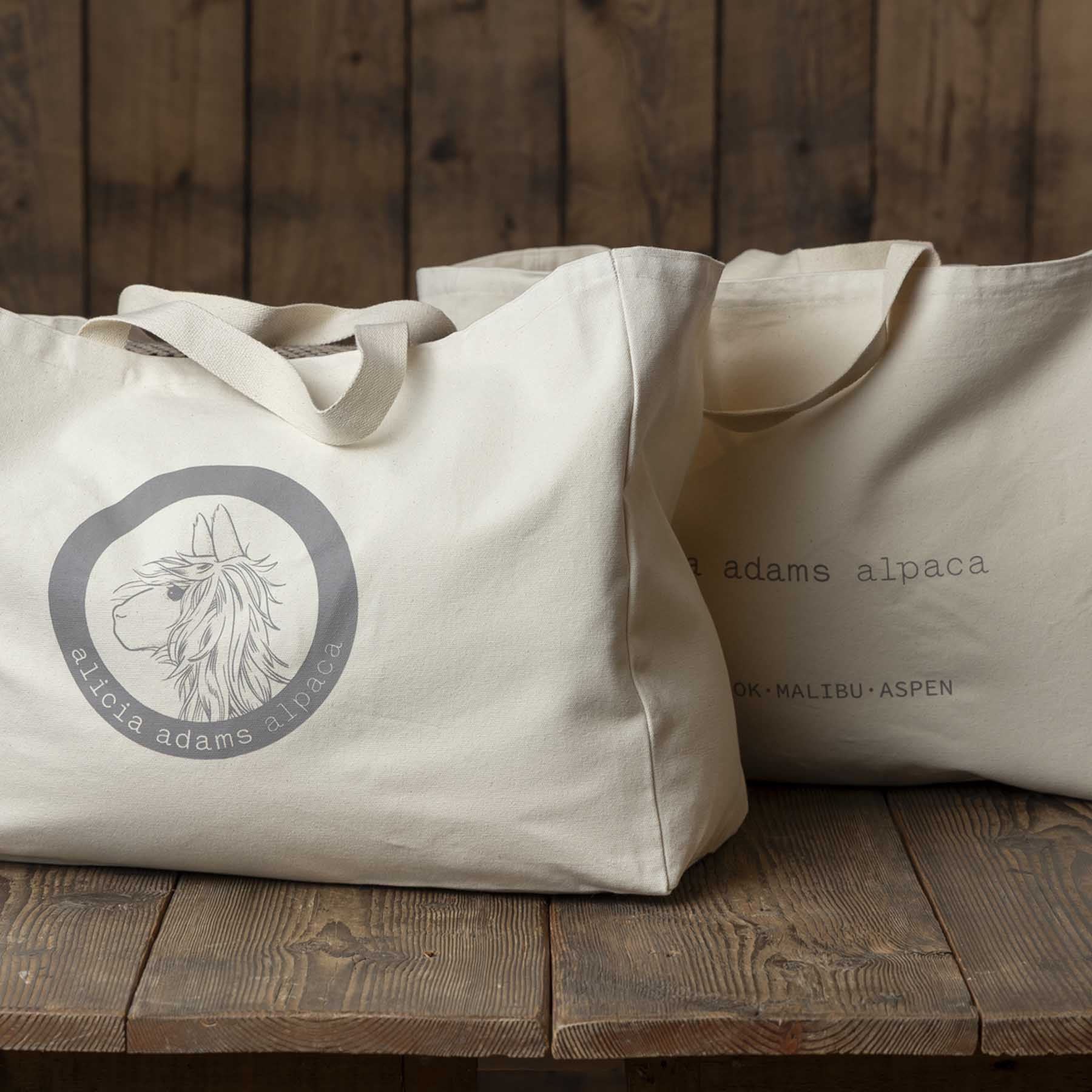 Canvas Tote Bag with Logo
