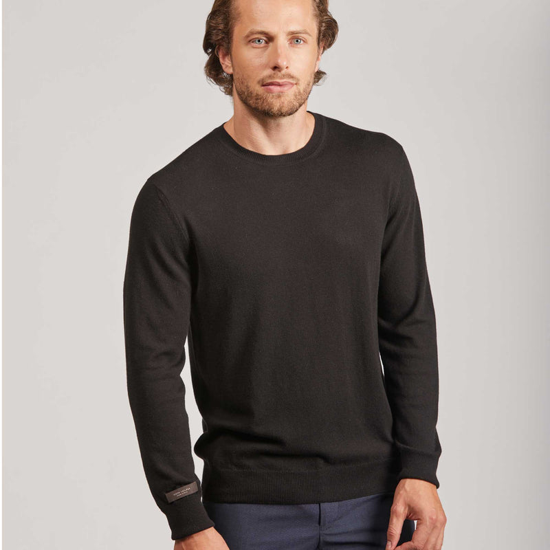 Vicuña Crew Neck Sweater for Men